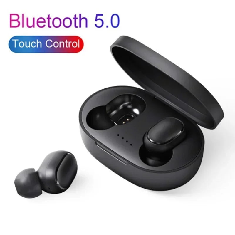 A6S TWS Wireless Bluetooth Earbuds – Hi-Fi Stereo Sound, Noise Reduction & Charging Case