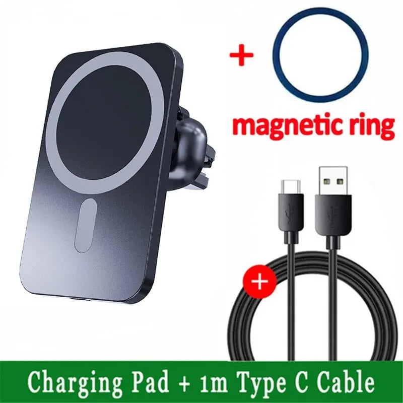 MagSafe Magnetic wireless Car Charger 15W