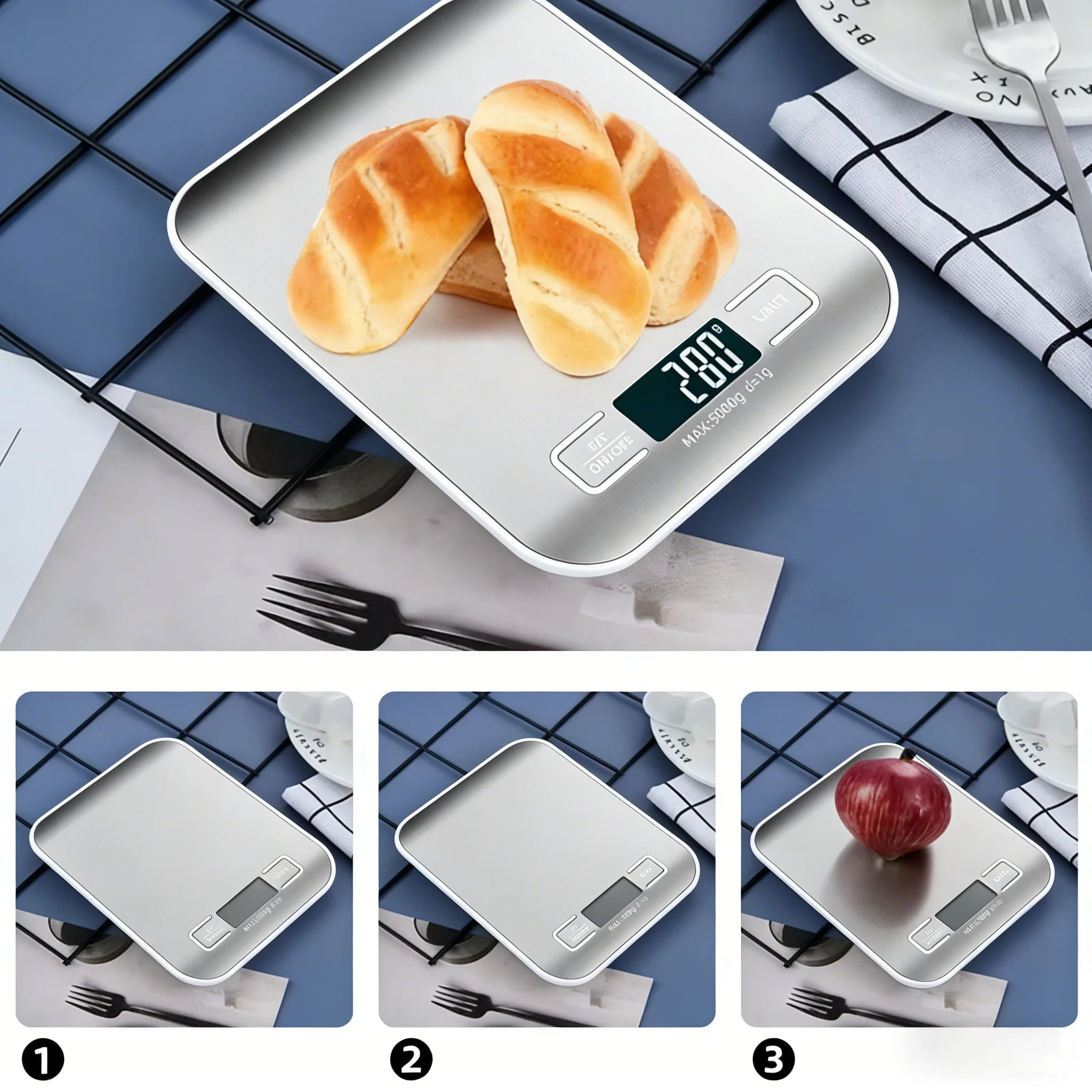 Title:
Digital Kitchen Scale – High Precision Food Scale with LED Display (10kg/1g)
