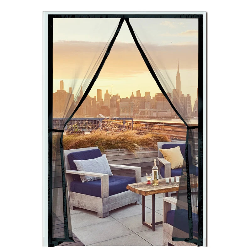 Title:
Magnetic Mesh Screen Door – Automatic Self-Closing Mosquito Net