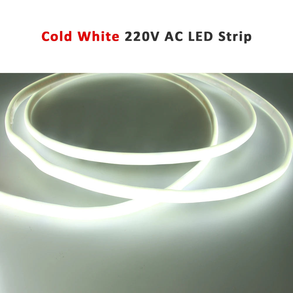 Waterproof COB LED Strip Lights – Flexible Bright Lighting for Home Décor