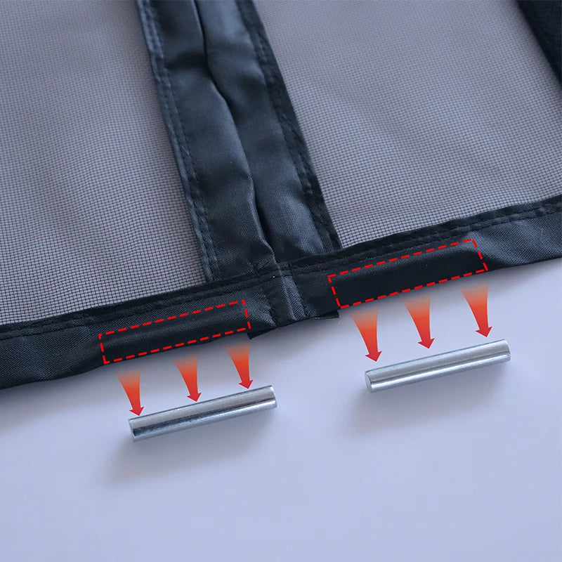 Title:
Magnetic Mesh Screen Door – Automatic Self-Closing Mosquito Net
