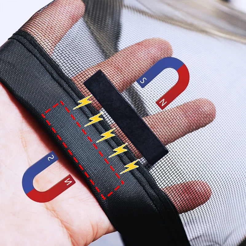 Title:
Magnetic Mesh Screen Door – Automatic Self-Closing Mosquito Net