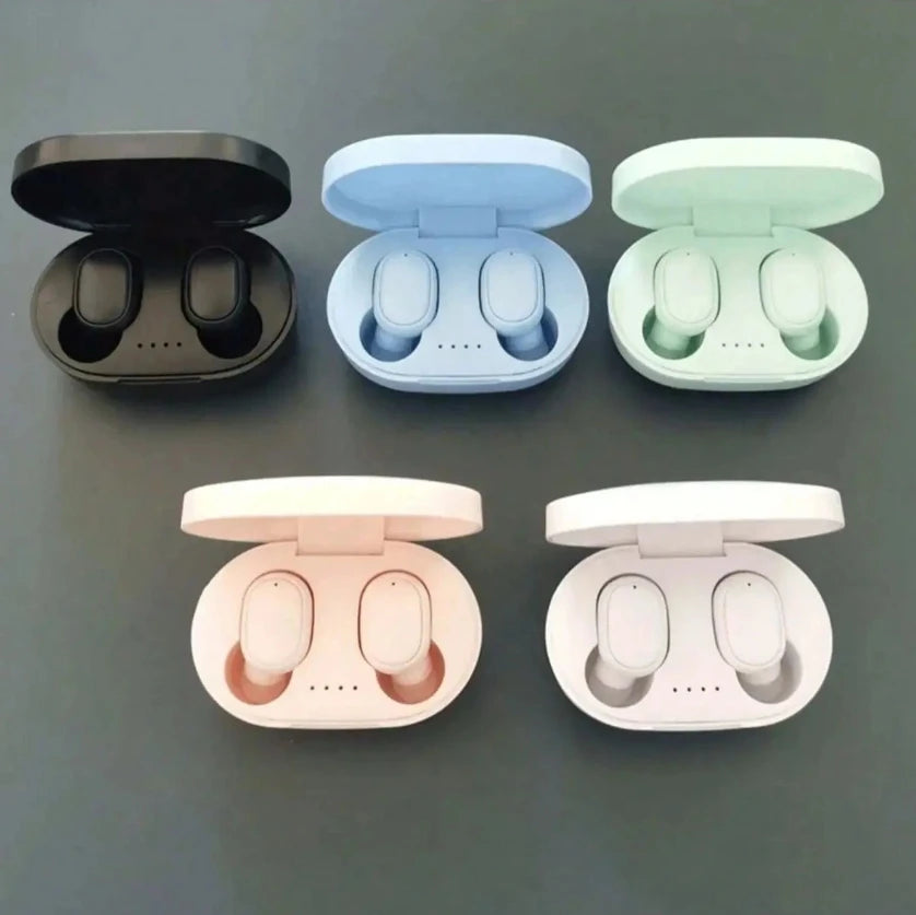 A6S TWS Wireless Bluetooth Earbuds – Hi-Fi Stereo Sound, Noise Reduction & Charging Case