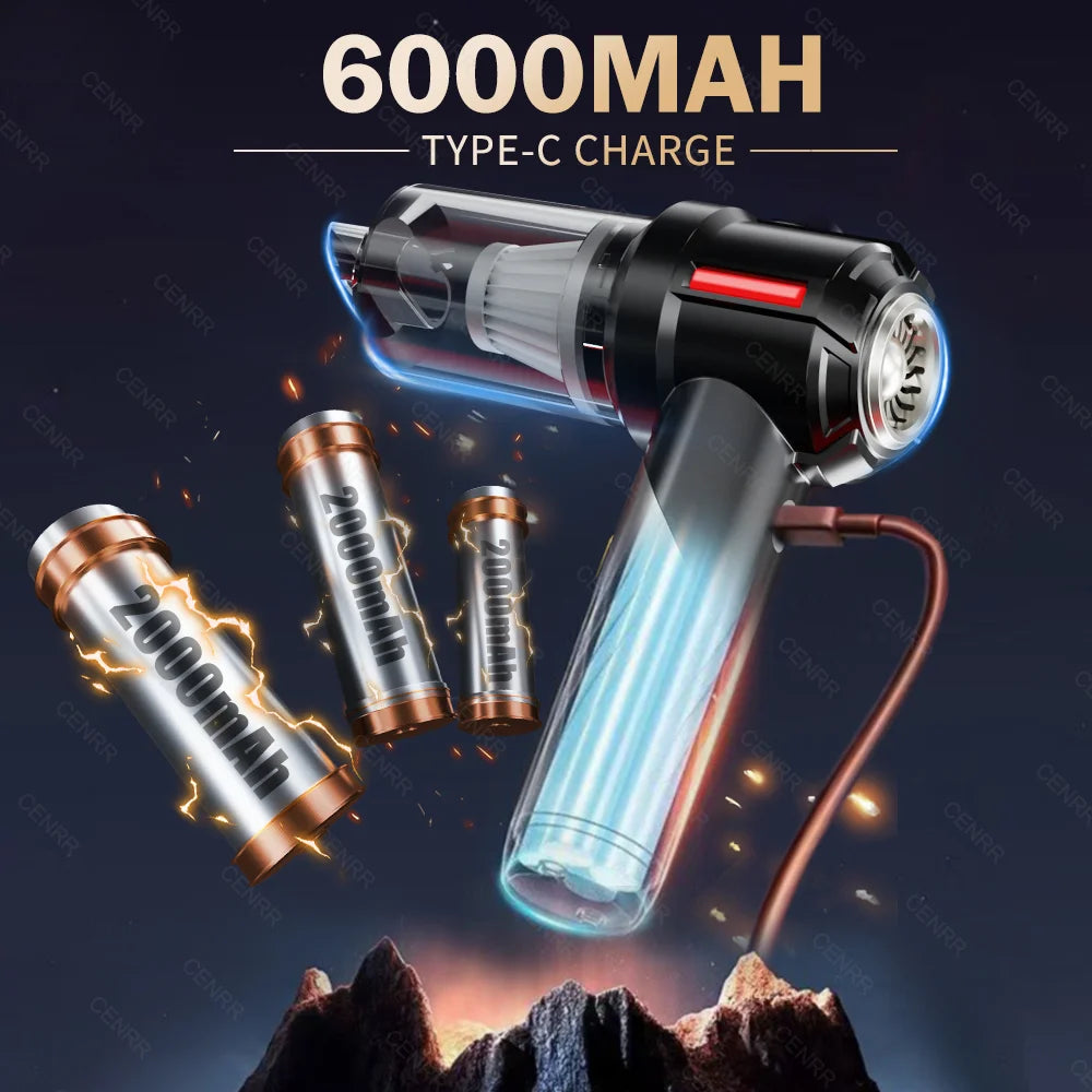 Title:
Cordless Handheld Car Vacuum Cleaner – Portable 2-in-1 Vacuum & Air Blower