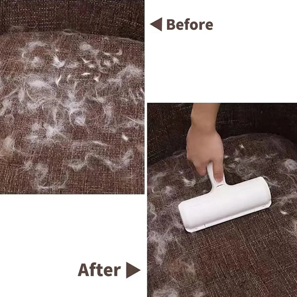 Reusable Pet Hair Remover Roller – Self-Cleaning Lint & Fur Remover