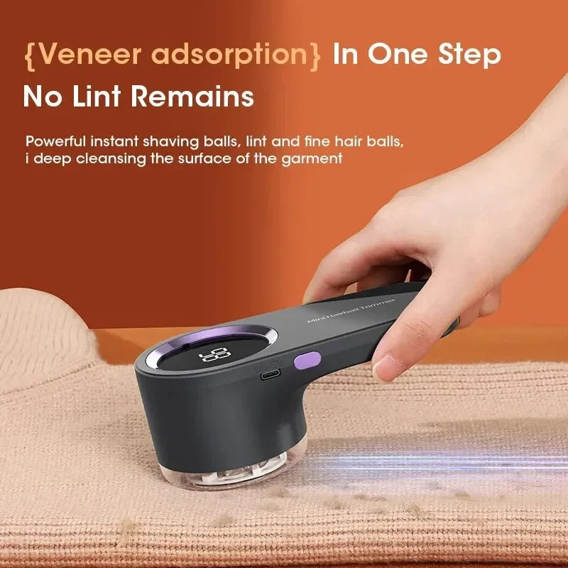 Title:
Electric Lint Remover – Rechargeable Fabric Shaver with Digital Display