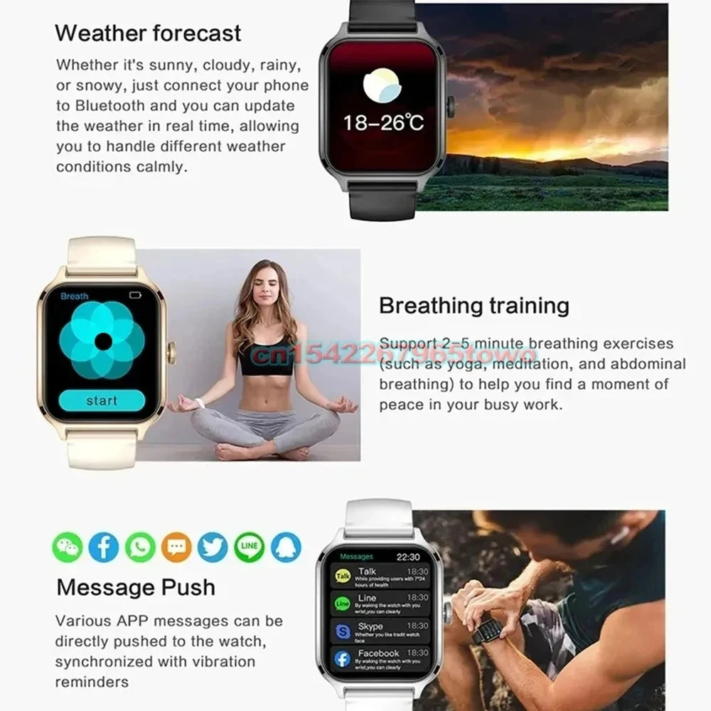 Title:
1.83" HD Smart Watch with Bluetooth Calling – Fitness Tracker for Android & iPhone