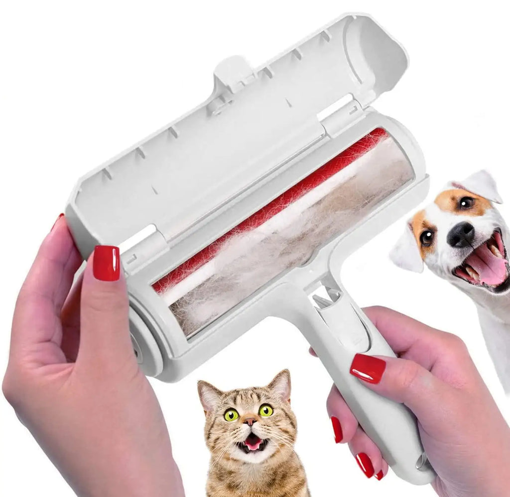 Reusable Pet Hair Remover Roller – Self-Cleaning Lint & Fur Remover