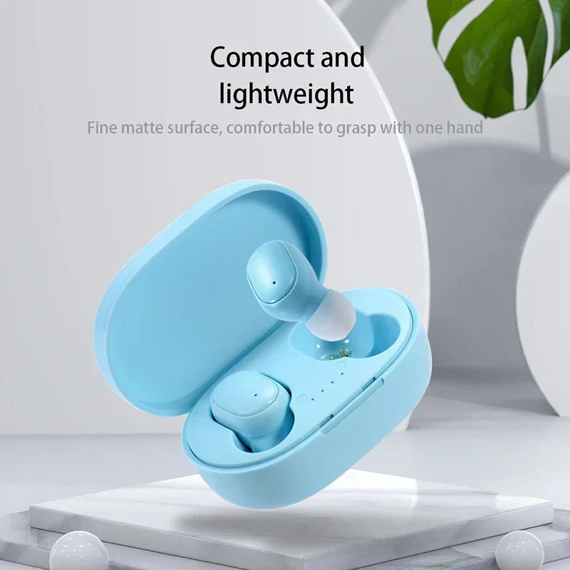 A6S TWS Wireless Bluetooth Earbuds – Hi-Fi Stereo Sound, Noise Reduction & Charging Case