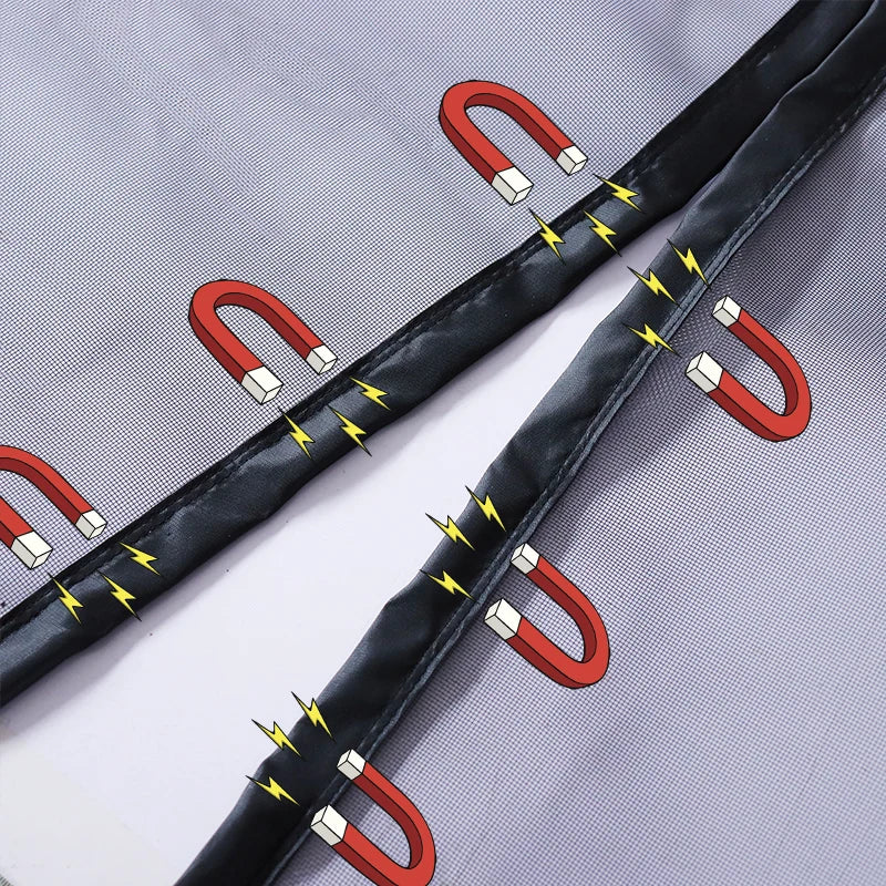 Title:
Magnetic Mesh Screen Door – Automatic Self-Closing Mosquito Net